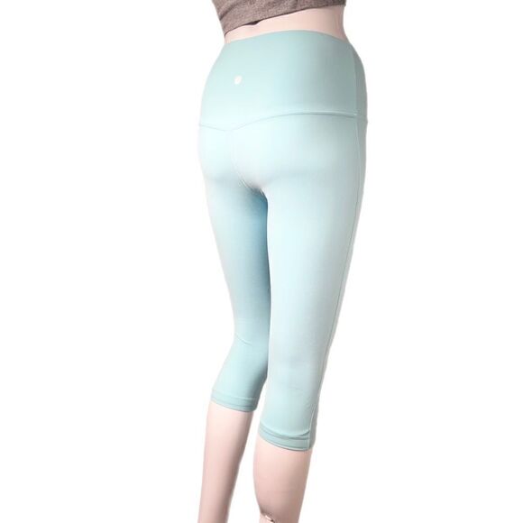 Lululemon Align High Rise Crop 17” Leggings “Icing Blue” - Picture 2 of 16